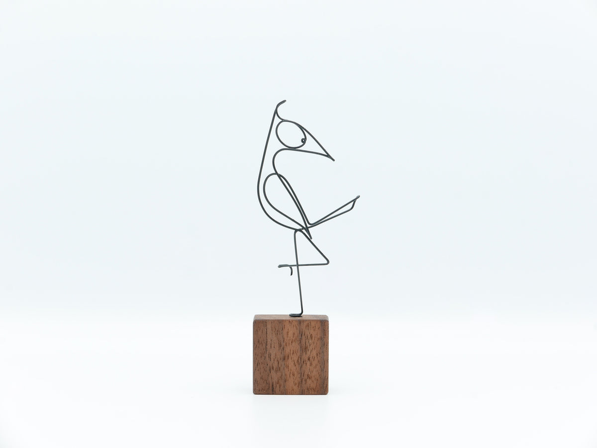 【作家もの】岡部稔｜ワイヤースケッチ -171｜W4 × H11.7 cm