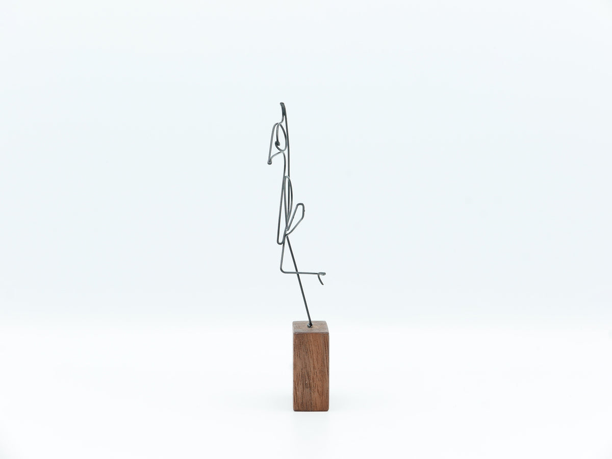 【作家もの】岡部稔｜ワイヤースケッチ -171｜W4 × H11.7 cm