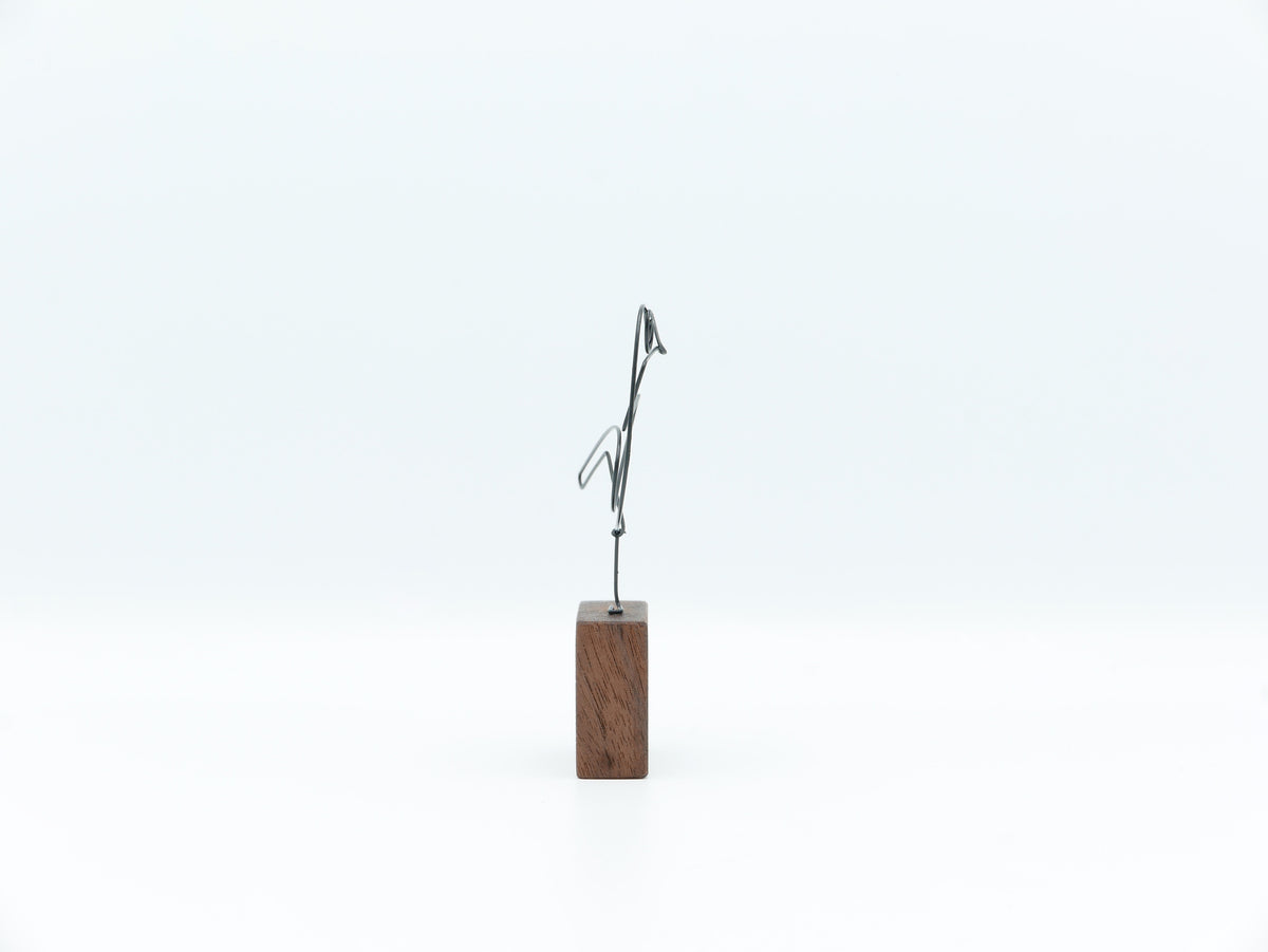 【作家もの】岡部稔｜ワイヤースケッチ -173｜W6 × H8.9 cm