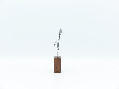 【作家もの】岡部稔｜ワイヤースケッチ -173｜W6 × H8.9 cm