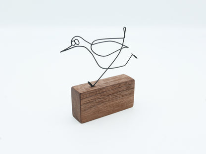 【作家もの】岡部稔｜ワイヤースケッチ -169｜W7.5 × H8 cm