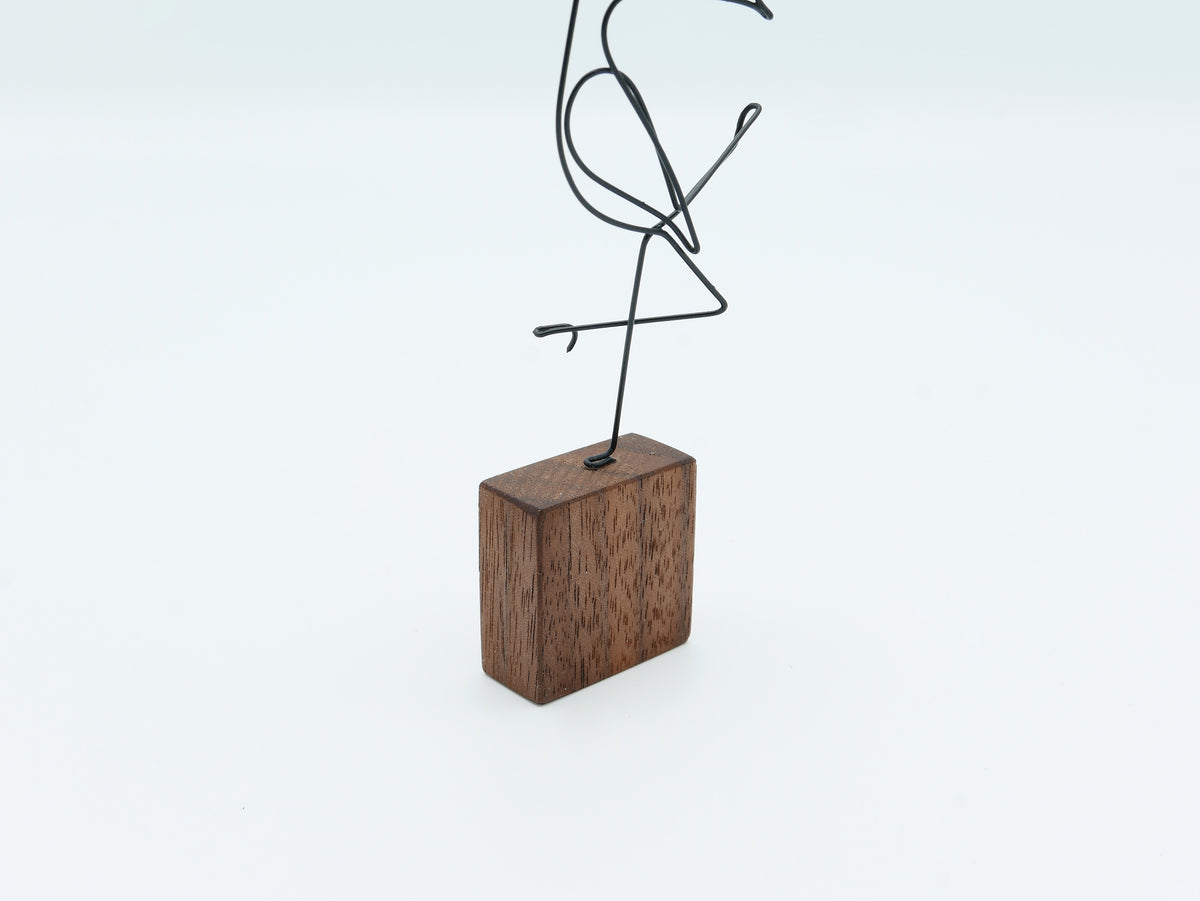【作家もの】岡部稔｜ワイヤースケッチ -171｜W4 × H11.7 cm