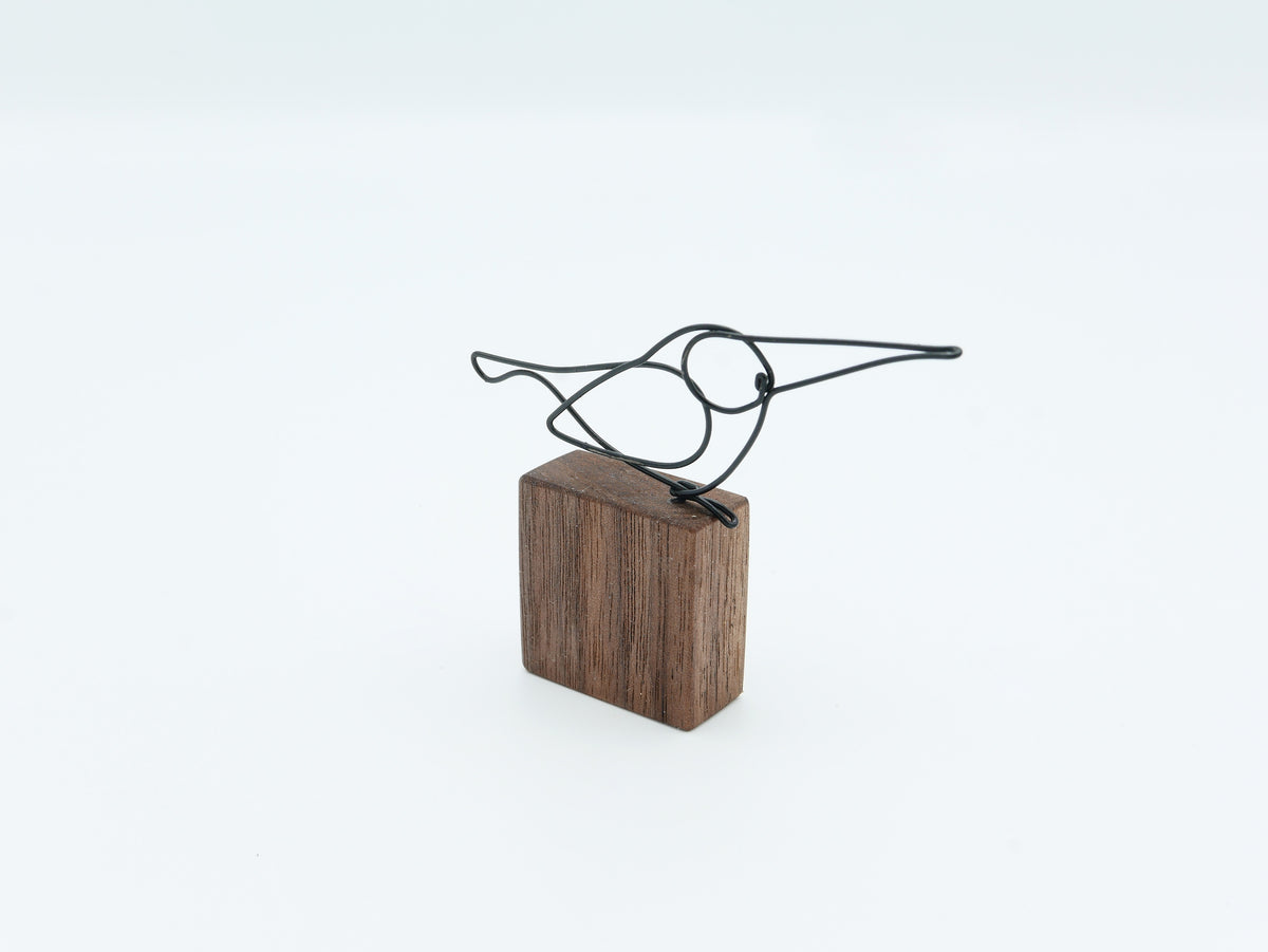 【作家もの】岡部稔｜ワイヤースケッチ -174｜W6 × H5.9 cm