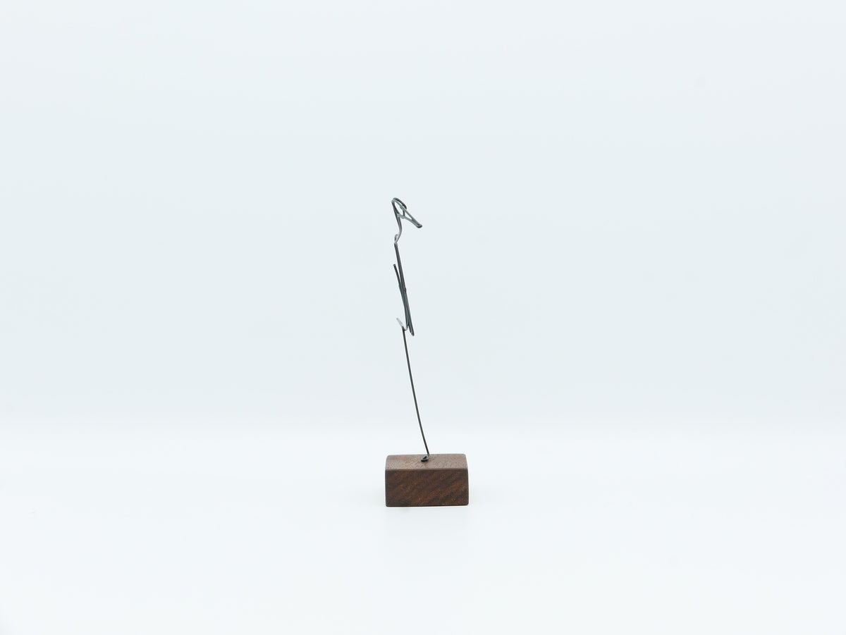 【作家もの】岡部稔｜ワイヤースケッチ -176｜W9.3 × H11 cm