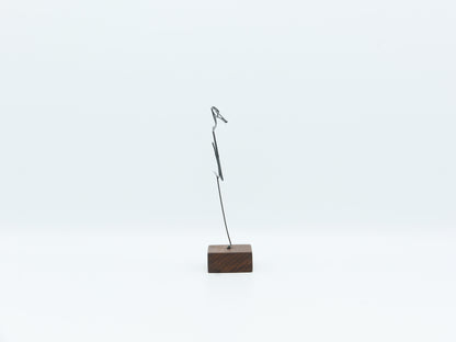 【作家もの】岡部稔｜ワイヤースケッチ -176｜W9.3 × H11 cm