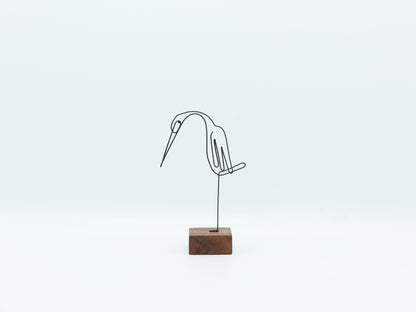【作家もの】岡部稔｜ワイヤースケッチ -177｜W6.2 × H9.9 cm
