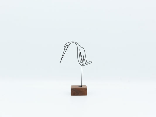 【作家もの】岡部稔｜ワイヤースケッチ -177｜W6.2 × H9.9 cm