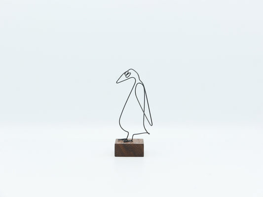 【作家もの】岡部稔｜ワイヤースケッチ -178｜W4.5 × H9 cm