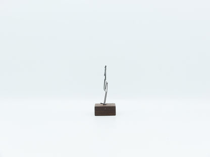 【作家もの】岡部稔｜ワイヤースケッチ -181｜W8.5 × H7.2 cm