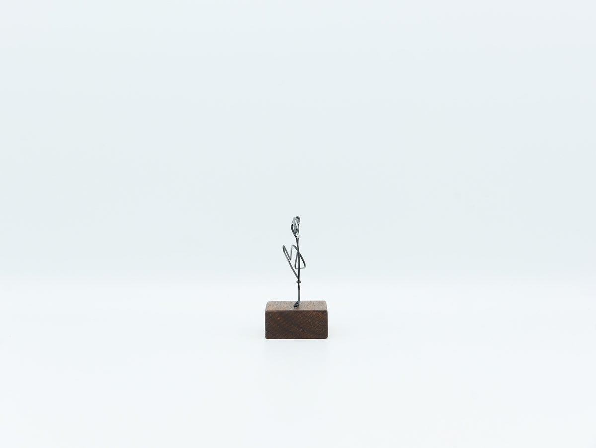 【作家もの】岡部稔｜ワイヤースケッチ -184｜W7 × H5.6 cm