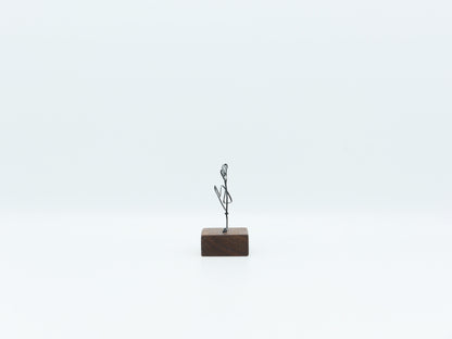 【作家もの】岡部稔｜ワイヤースケッチ -184｜W7 × H5.6 cm
