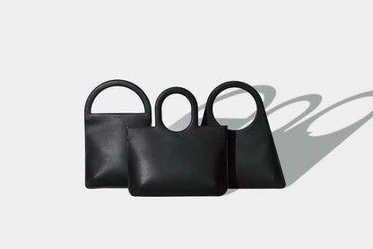 KITSUCA｜Outline bags　Semicircle（半円）ハンドバッグ
