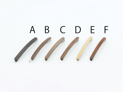 KOST KAMM｜Hair Clip　スレンダーシャープ　6cm　No.9507　天然木　ヘアクリップ