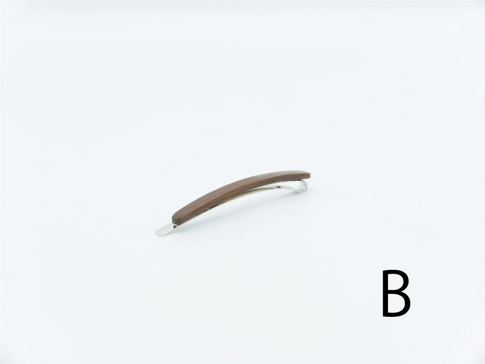 KOST KAMM｜Hair Clip　スレンダーシャープ　6cm　No.9507　天然木　ヘアクリップ