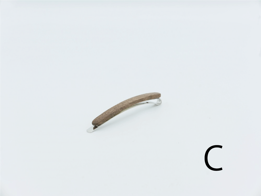 KOST KAMM｜Hair Clip　スレンダーシャープ　6cm　No.9507　天然木　ヘアクリップ