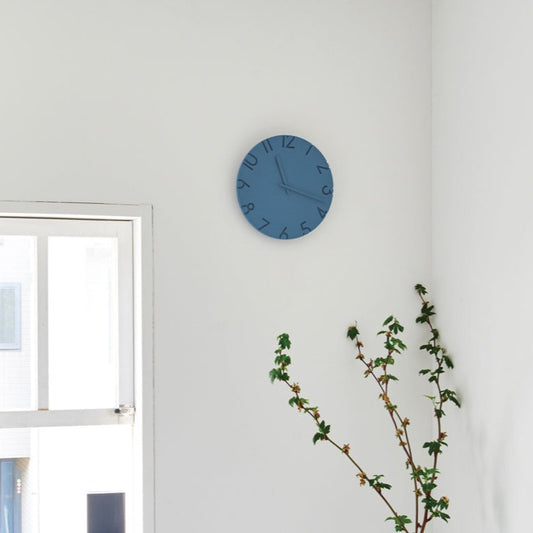Lemnos｜CARVED COLORED　掛け時計