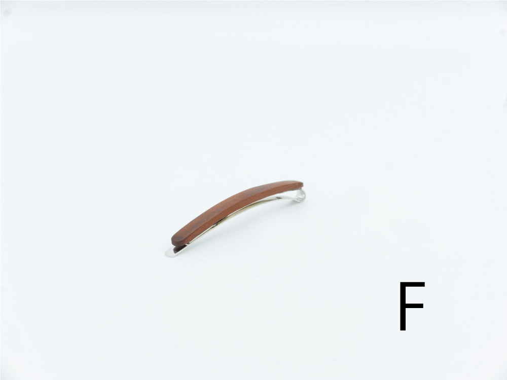 KOST KAMM｜Hair Clip　スレンダーシャープ　6cm　No.9507　天然木　ヘアクリップ