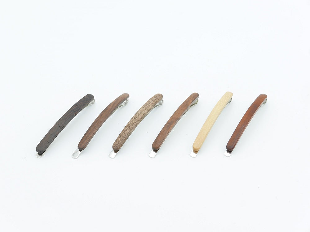 KOST KAMM｜Hair Clip　スレンダーシャープ　6cm　No.9507　天然木　ヘアクリップ