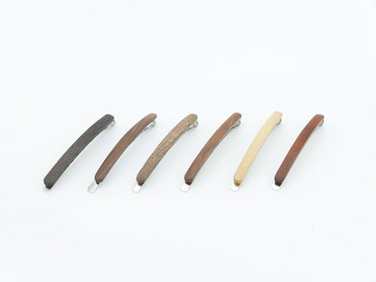 KOST KAMM｜Hair Clip　スレンダーシャープ　6cm　No.9507　天然木　ヘアクリップ