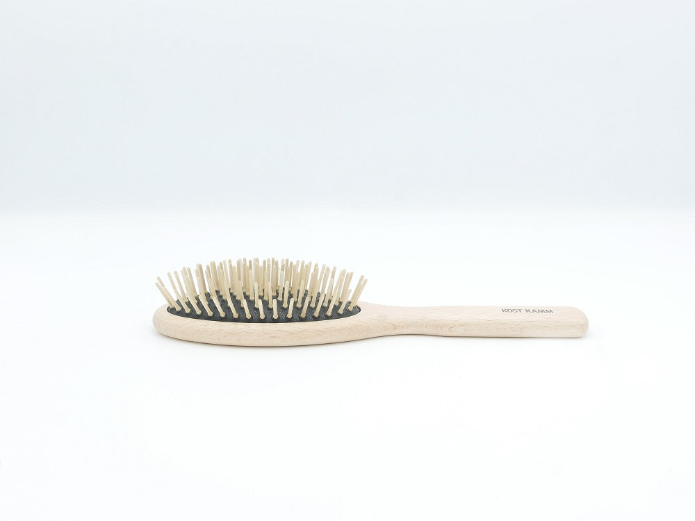 KOST KAMM｜Wooden brush　Waxed Beech Wood　21.5cm　No.4510　天然木　ヘアブラシ