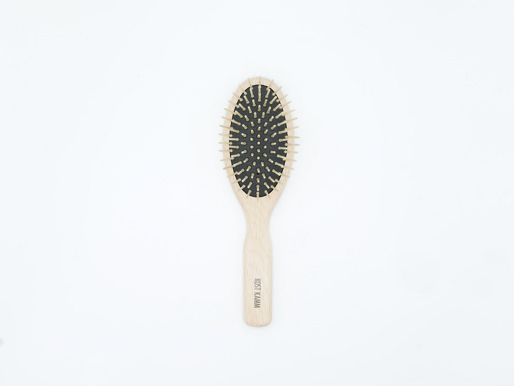 KOST KAMM｜Wooden brush　Waxed Beech Wood　21.5cm　No.4510　天然木　ヘアブラシ