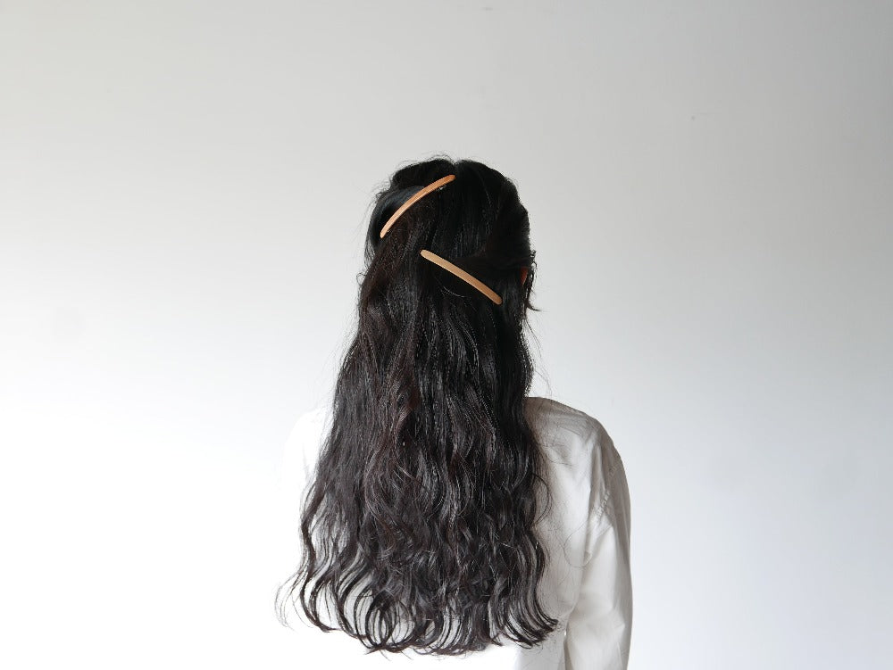 KOST KAMM｜Hair Clip　スレンダーシャープ　10cm　No.9502　天然木　ヘアクリップ