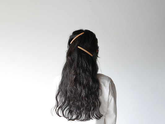 KOST KAMM｜Hair Clip　スレンダーシャープ　10cm　No.9502　天然木　ヘアクリップ