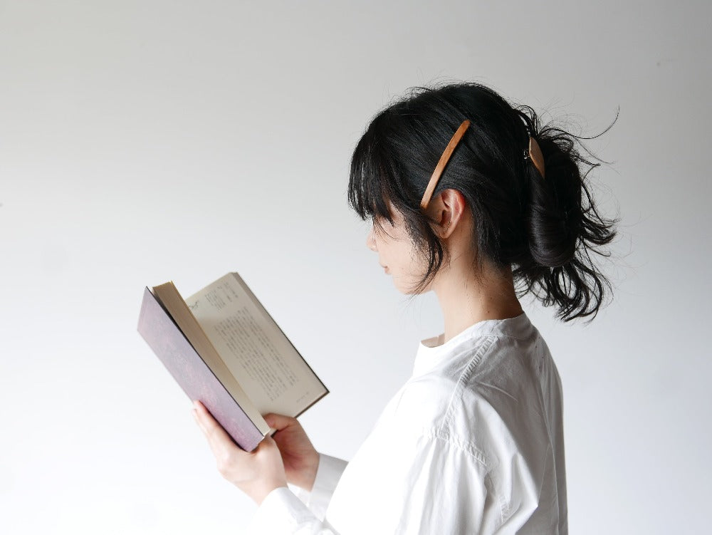 KOST KAMM｜Hair Clip　スレンダーシャープ　10cm　No.9502　天然木　ヘアクリップ