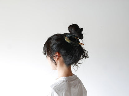 KOST KAMM｜Hair ｃlip with stick　No.9436　水牛角　マジェステ