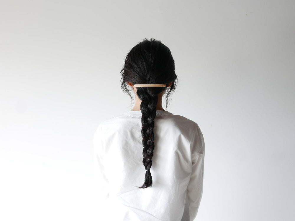 KOST KAMM｜Hair Clip　スレンダーシャープ　10cm　No.9502　天然木　ヘアクリップ