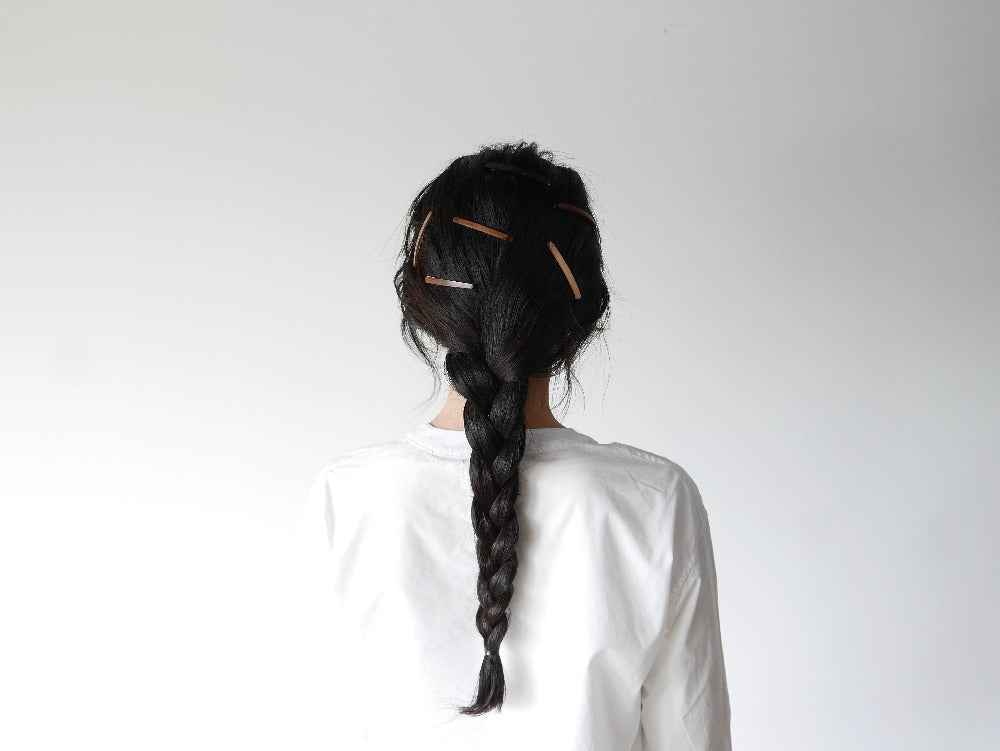 KOST KAMM｜Hair Clip　スレンダーシャープ　6cm　No.9507　天然木　ヘアクリップ