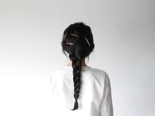 KOST KAMM｜Hair Clip　スレンダーシャープ　6cm　No.9507　天然木　ヘアクリップ
