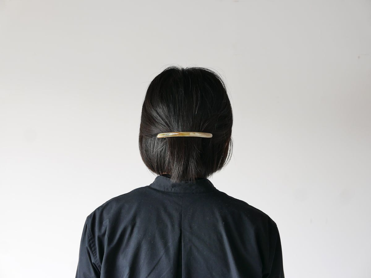 KOST KAMM｜Hair Clip　スレンダーシャープ　10cm　No.9532　水牛角　ヘアクリップ