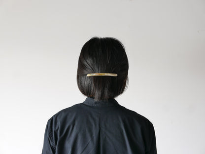 KOST KAMM｜Hair Clip　スレンダーシャープ　10cm　No.9532　水牛角　ヘアクリップ