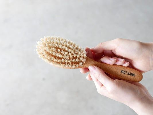 KOST KAMM｜Wooden brush　Beech Wood　サイザル　20cm　No.4250　天然木　ヘアブラシ