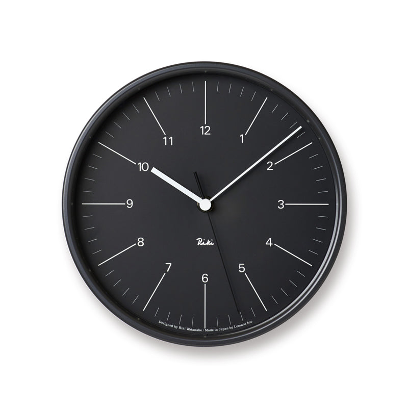 Lemnos｜RIKI STEEL CLOCK　掛け時計