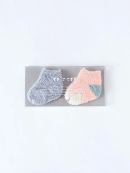 TRICOTÉ｜PILE SOCKS SET OF 2 (BABY)　ベビーソックス