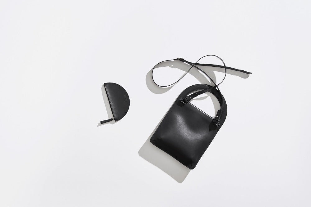KITSUCA｜Outline bags mini　Semicircle（半円）ショルダーバッグ