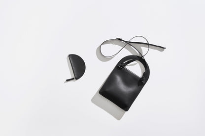 KITSUCA｜Outline bags mini　Semicircle（半円）ショルダーバッグ
