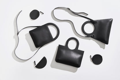 KITSUCA｜Outline bags mini　Semicircle（半円）ショルダーバッグ