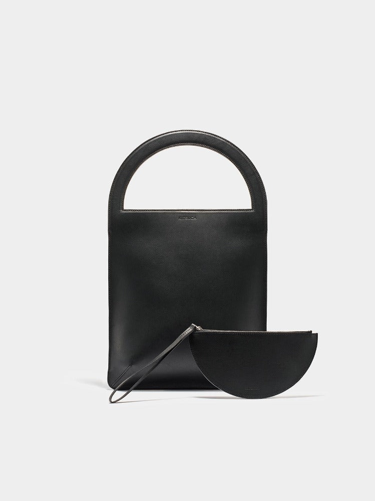 KITSUCA｜Outline bags　Semicircle（半円）ハンドバッグ