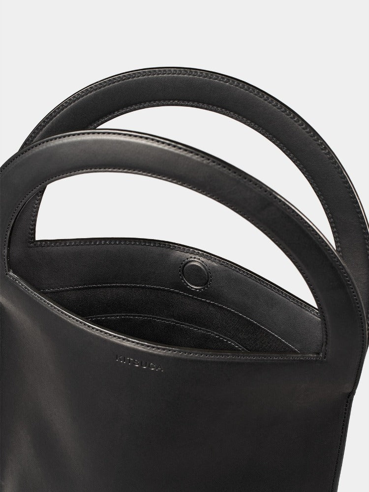 KITSUCA｜Outline bags　Semicircle（半円）ハンドバッグ