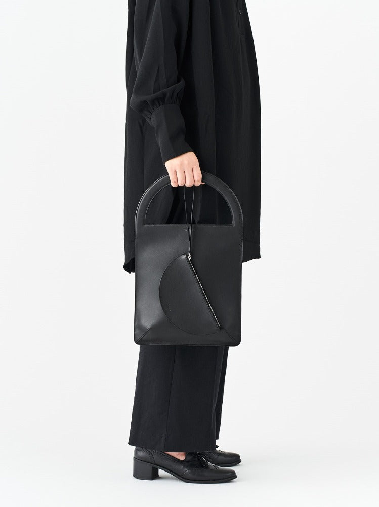 KITSUCA｜Outline bags　Semicircle（半円）ハンドバッグ